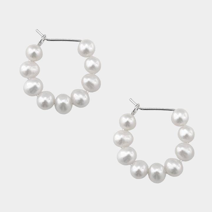 Aros Michelle - Pérola por atacado de Kara Yoo