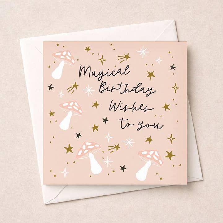 Birthday Card - Magical Birthday Wishes for wholesale by Hammond Gower Publications Ltd