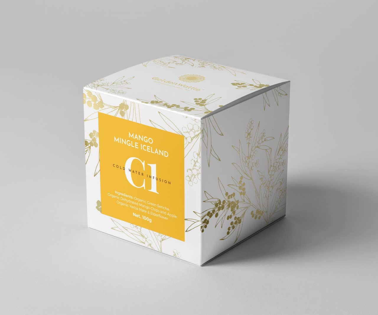 Golden Wattle Tea - Vente Thés santé/détox - Infusions froides - Mango Mingle Islande