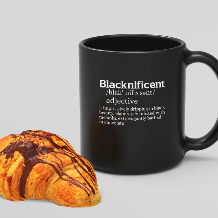 Blacknificent Mug, Black History Month Mug for wholesale on Faire