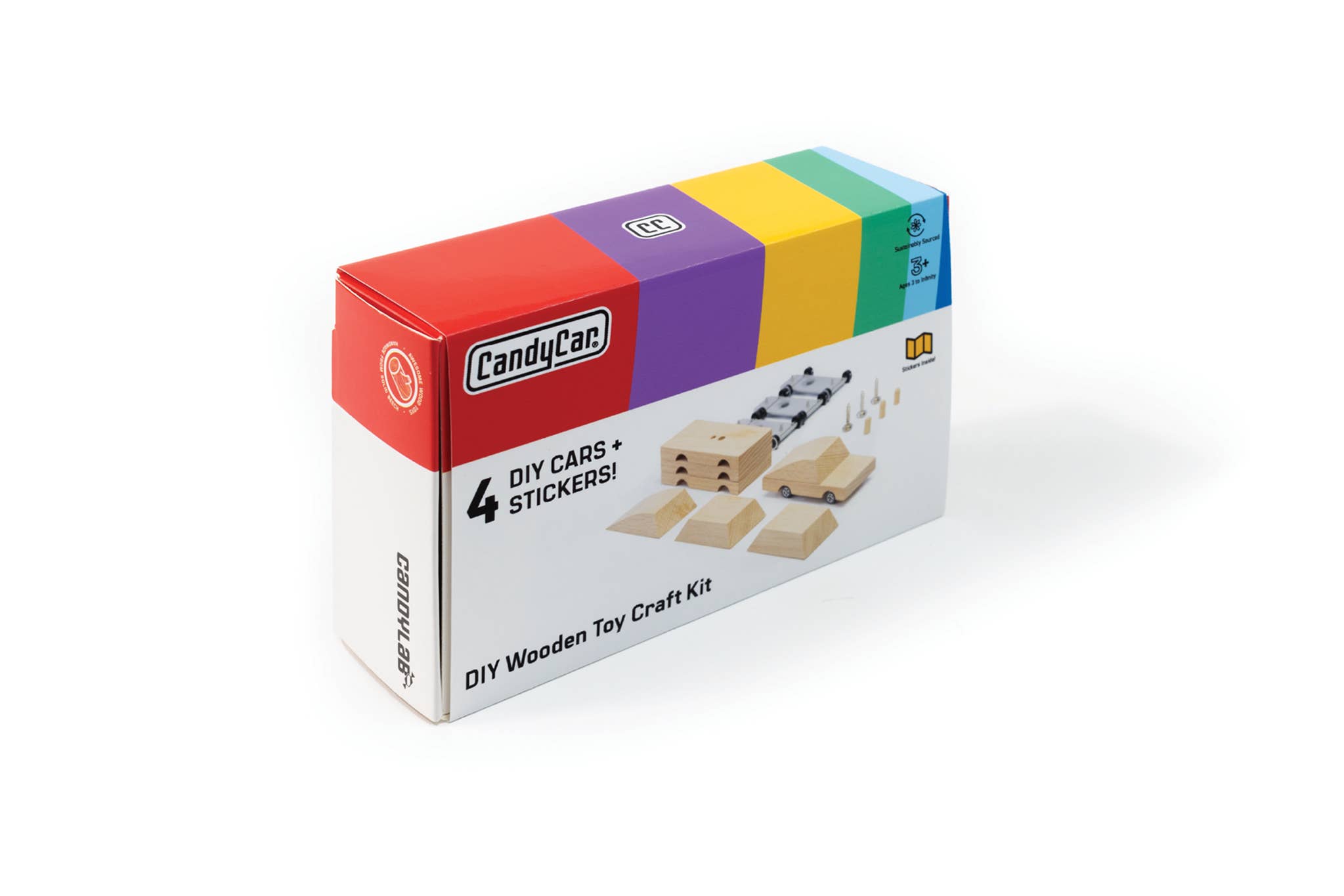 Candylab Toys – Engroshandel Legetøjsbil/lastbil - Børn – Gør-det-selv 4-pak