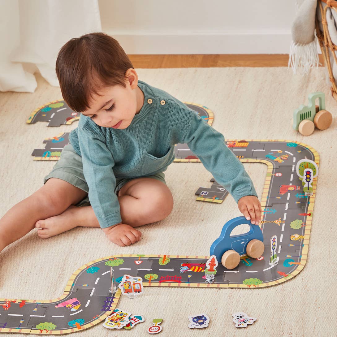 Barbo Toys - Wholesale Puzzle - Kids - My BIG Road Puzzle Suticase6