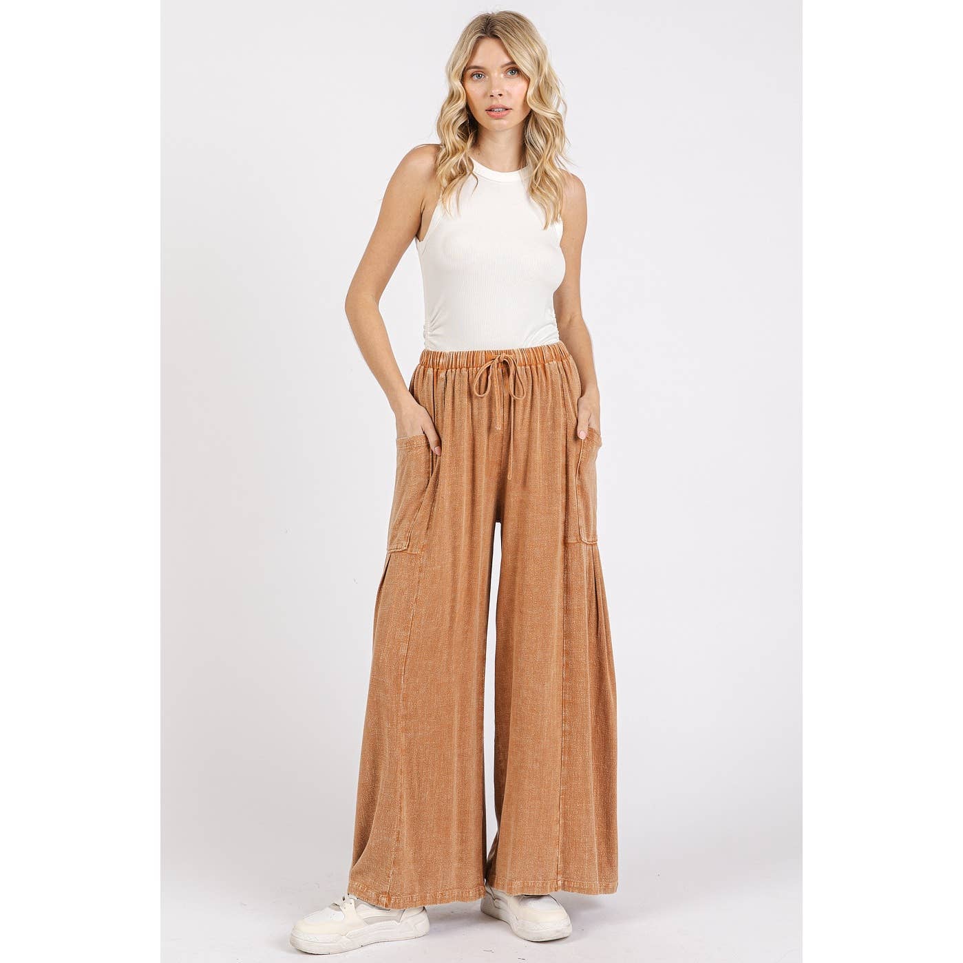 mittoshop - Wholesale Broek - Dames - MINERALENWAS DROP-SIDE ZAK WIJDE PIJP BROEK8