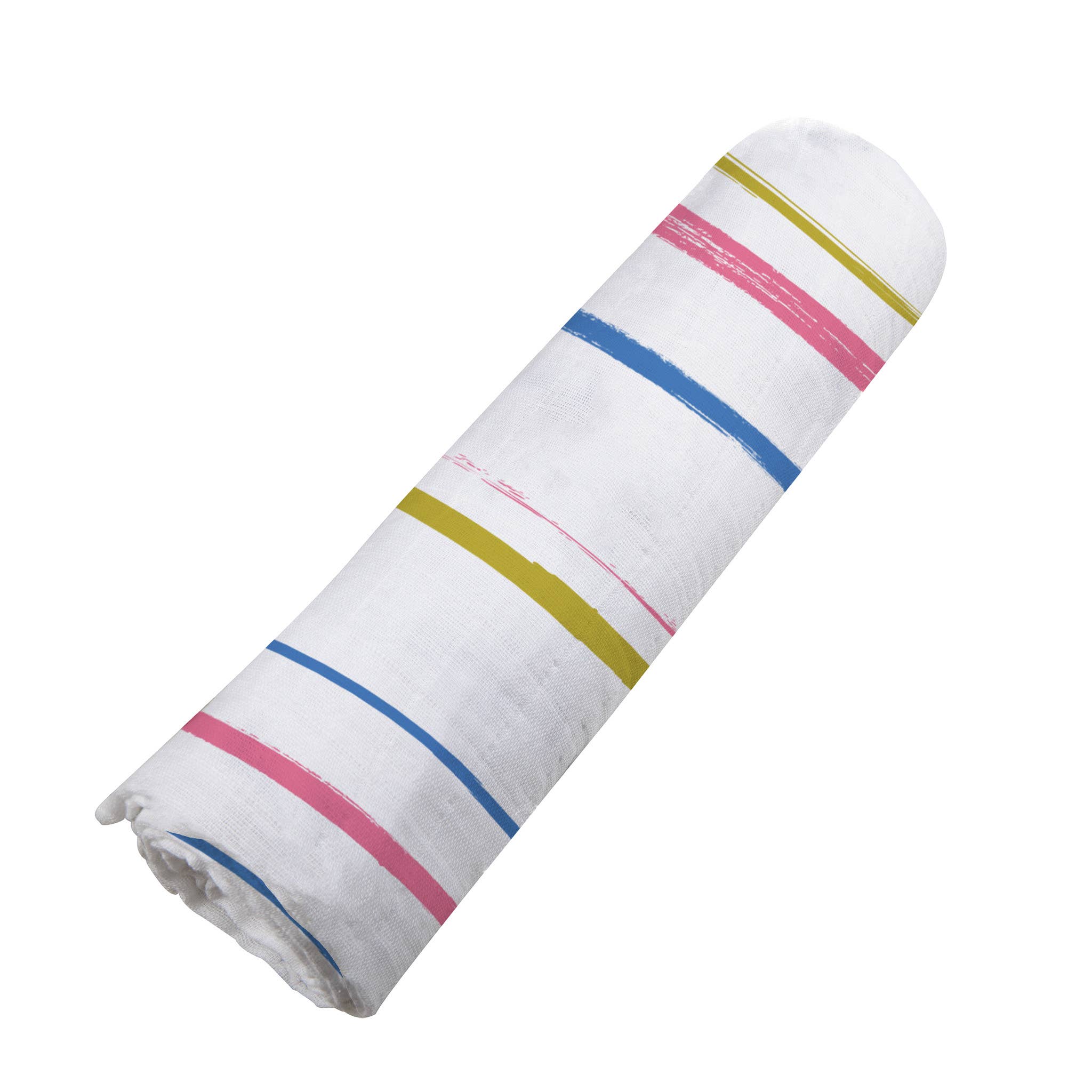 Newcastle Classics - Wholesale Inbakerdoek - Baby - Aquarel streep katoenen swaddle5