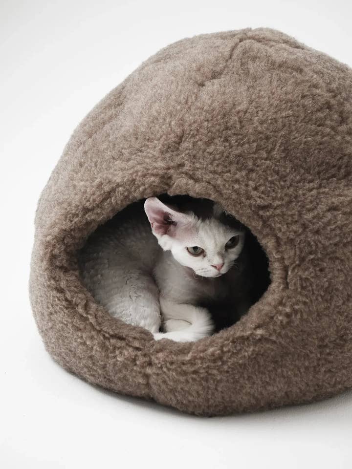 Rede af naturlig uld til kæledyr - Beige for engroshandel hos Mellow