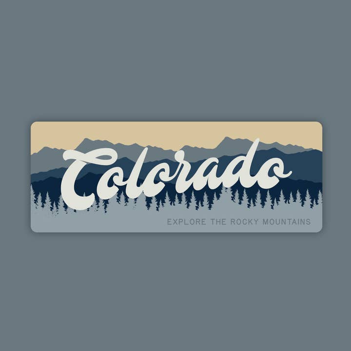 Kursiver Bergaufkleber für den Großhandel von Snow Business USA