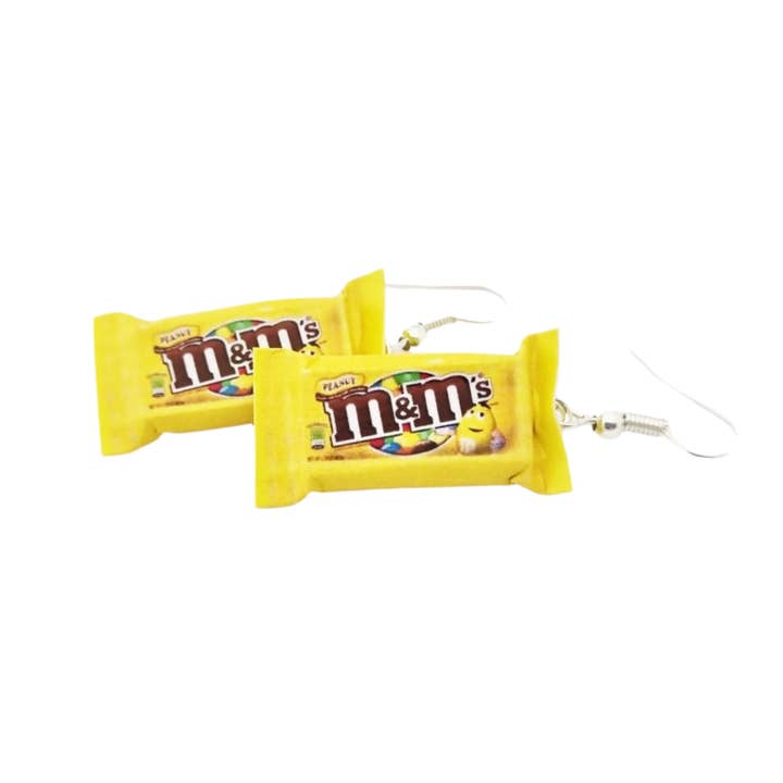 Boucles d'oreilles M&M's Peanut pour la vente par Cheeky Little Monkeys Jewellery