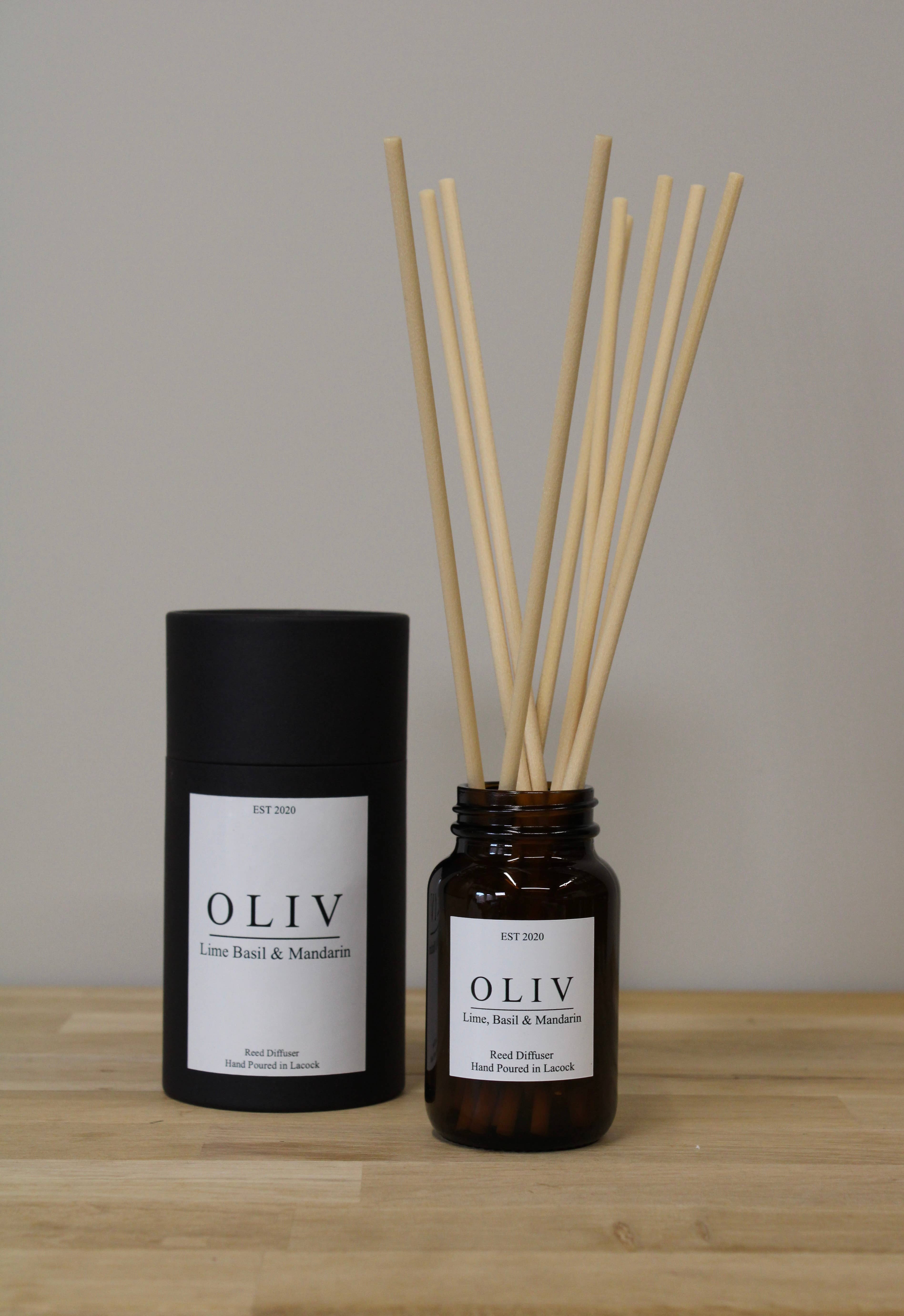 OLIV Homeware – wholesale Reed diffuser – Lime, Basil & Mandarin Natural Need Diffuser 5