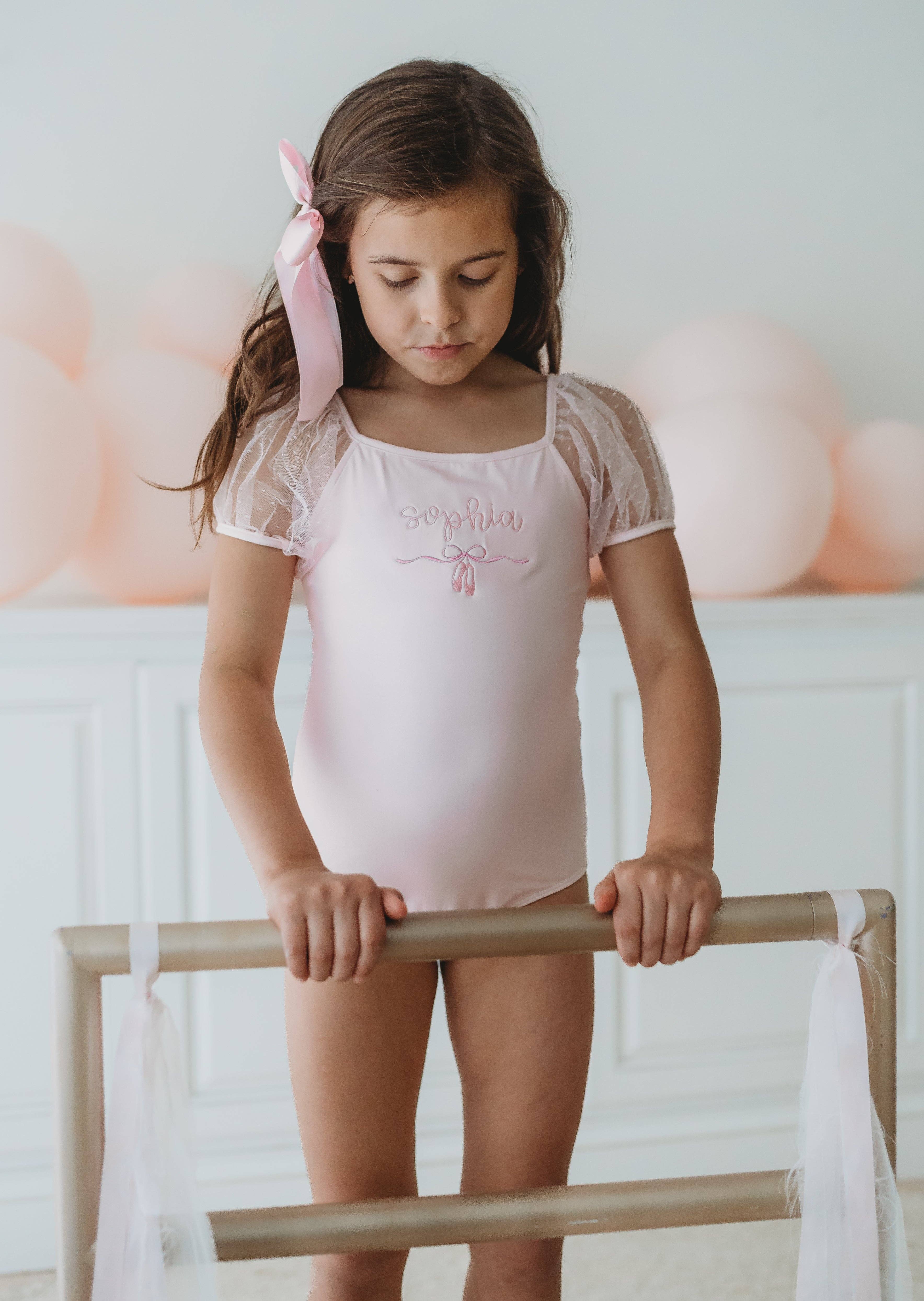Cheeky Plum - Wholesale Leotard - Kids - Mesh Leotard - Pink Bliss18