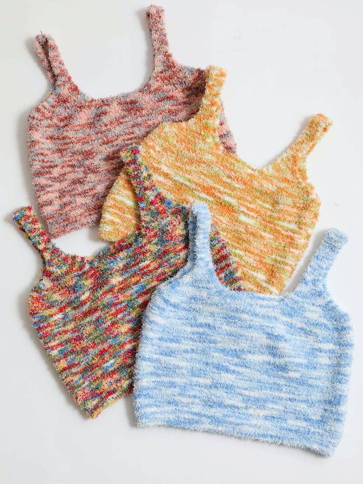 Leto Accessories - Wholesale Bralette - Dames - Unieke Bramitop van bouclégaren 🧶 | Bralette voor de herfst en winter3