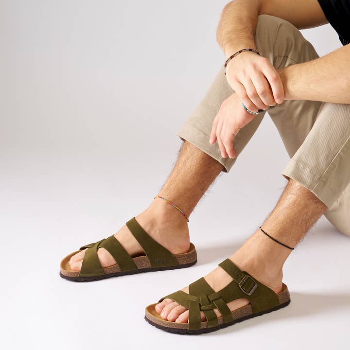 Sandalo verde - Art.MD4429 per la vendita all'ingrosso da parte di Mandél