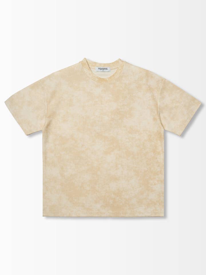 Washed Tee - Cream for wholesale by Hipland