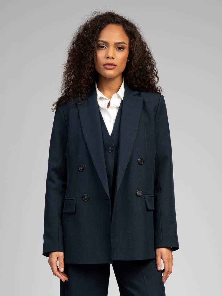 ZIGY JACKE marineblau für den Großhandel von An'ge