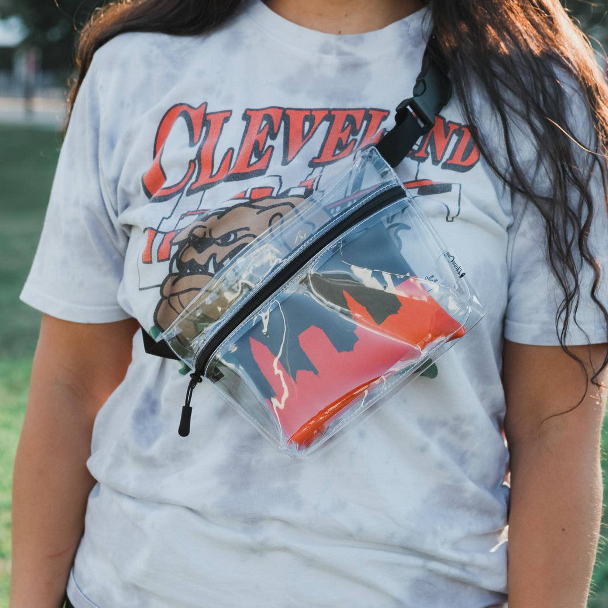 Anne Cate - Wholesale Belt Bag - Women's - Clear Game Day Belt Bag Fanny Pack - Stadium Approved3