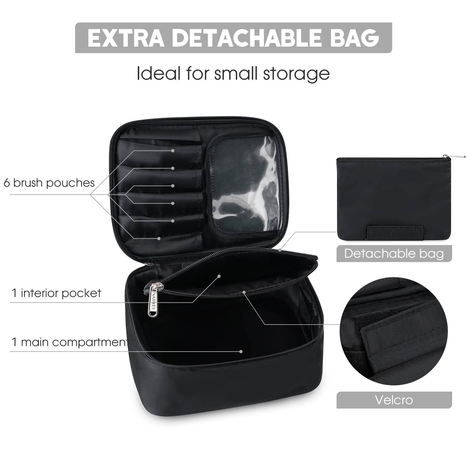 wandf - Vente Trousses de maquillage/cosmétique - Trousse à cosmétiques Narwey NW5122, trousse de maquillage de voyage39