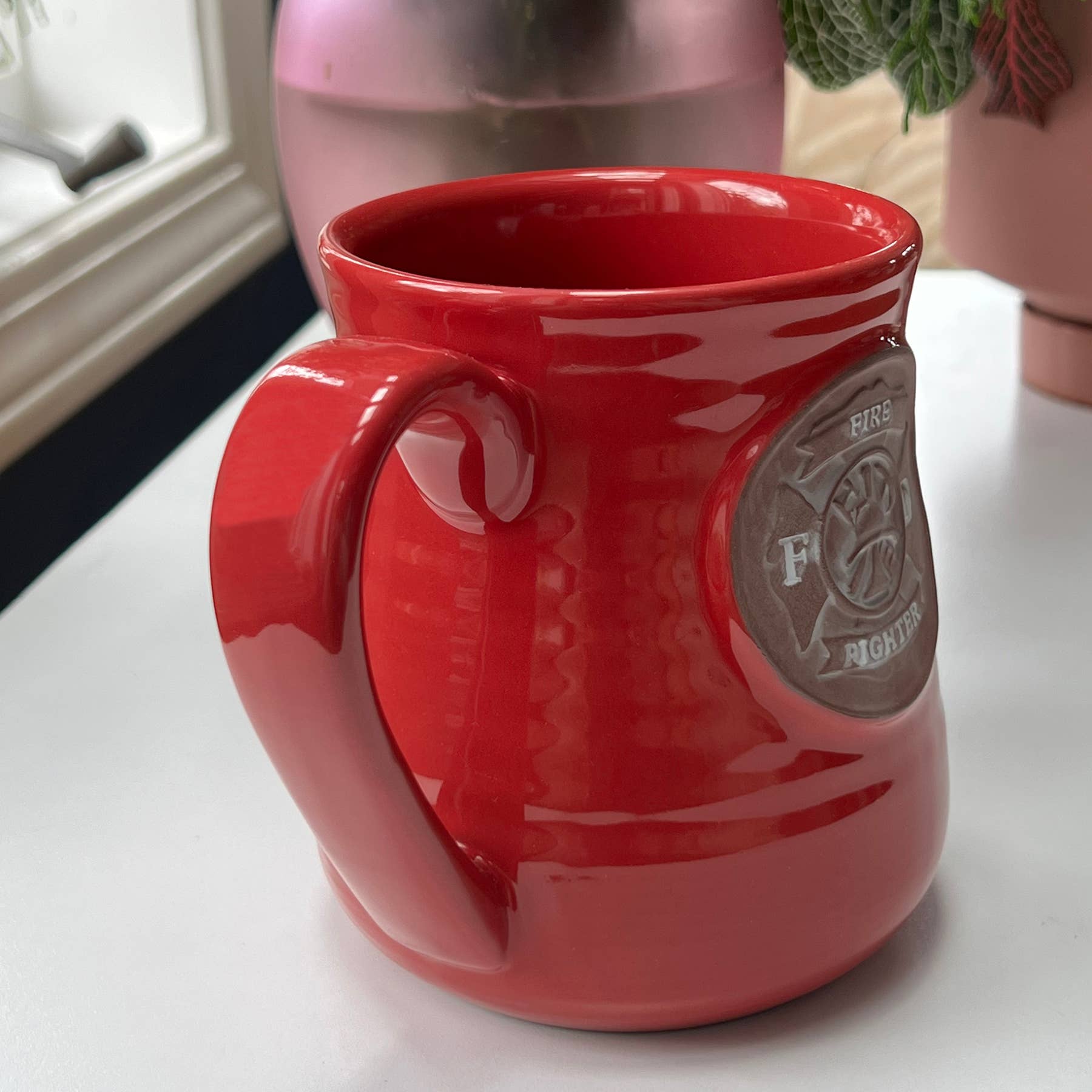 Abbey + CA Gift - Wholesale Coffee Mug - Firefighter Pottery Mug2
