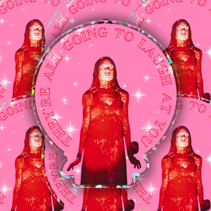 Carrie Movie Carrie White Final Girl Horror Sticker for wholesale by Belladonna Book Coven