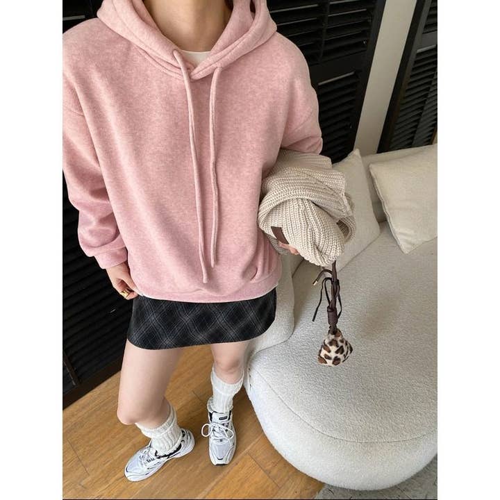 Fleece Hooded Sweatshirt for wholesale by Plush Looks