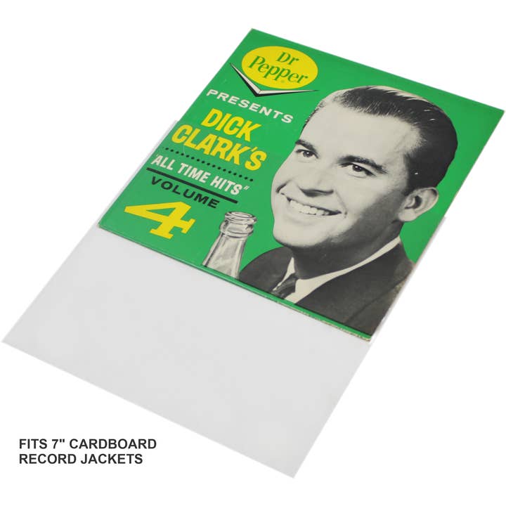 Square Deal Recordings & Supplies - Vente Accessoires de musique - Pochettes extérieures pour disques de 7 po, polypropylène, qualité supérieure, 2 mil3