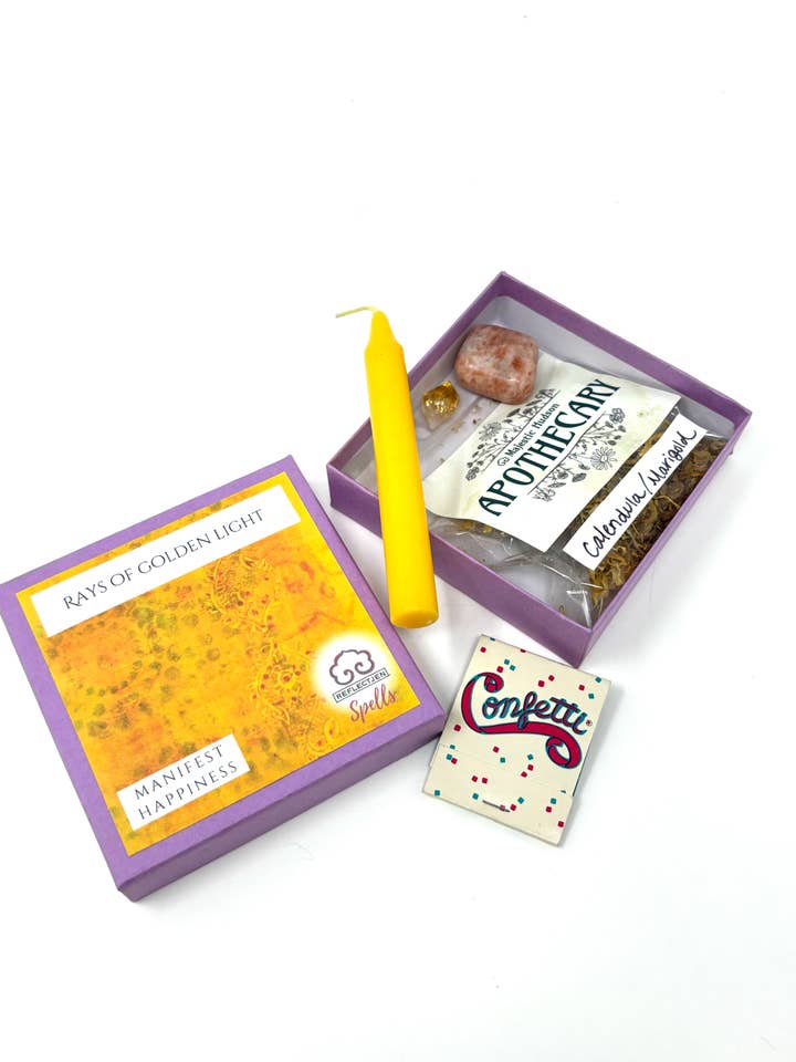 Manifestation Spell Kit | Rays of Golden Light for wholesale by Reflectjen® Style