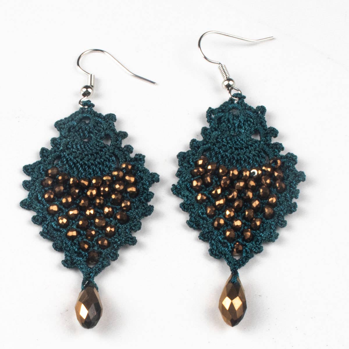 Silk Wool and Bijoux - Wholesale Dangle Earrings - FCE002 Sole Earrings12