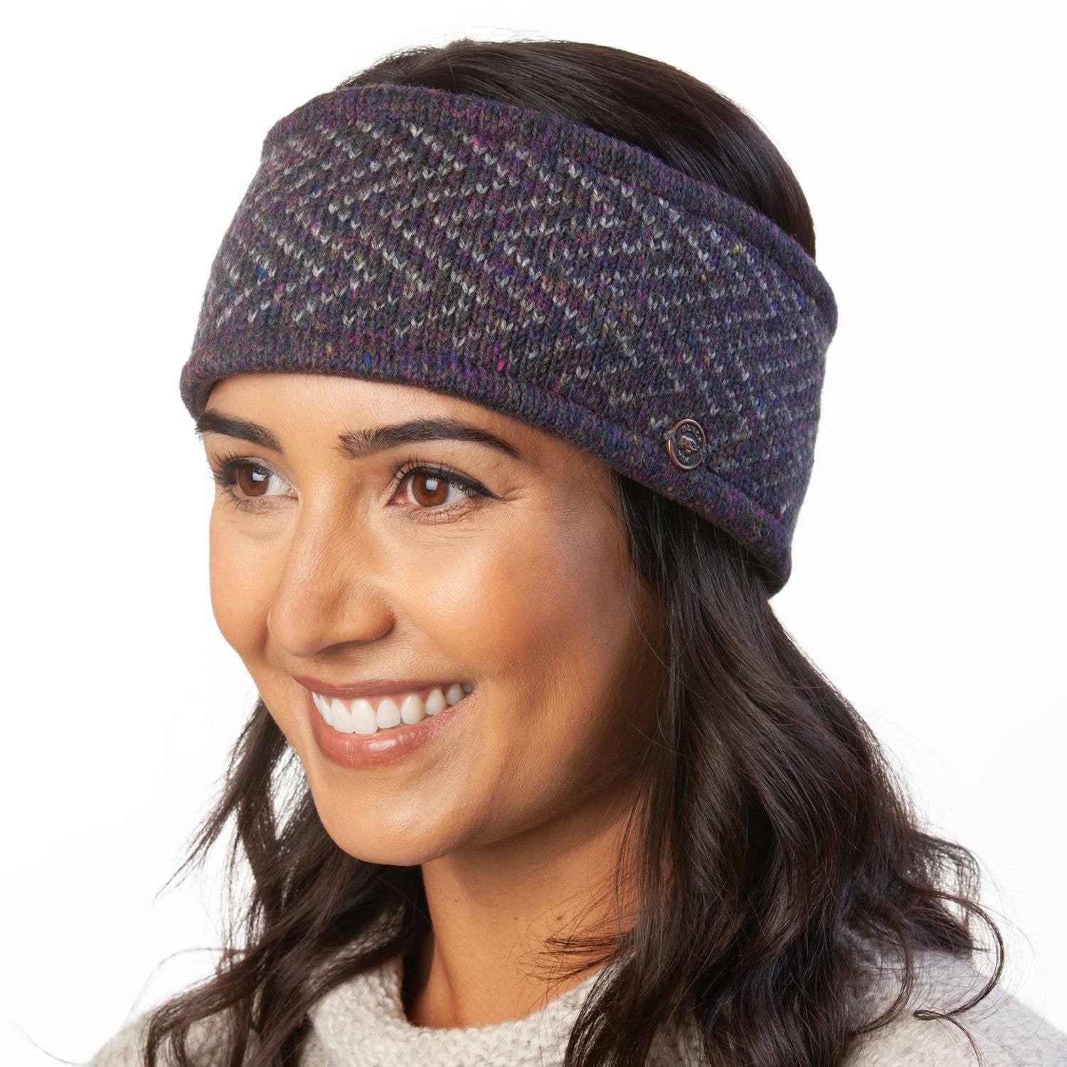 Black Yak Ltd - Wholesale Fashion Headband - Women's - Zigzag Heather Headband - Pure Wool - Knitted - Fair Trade4