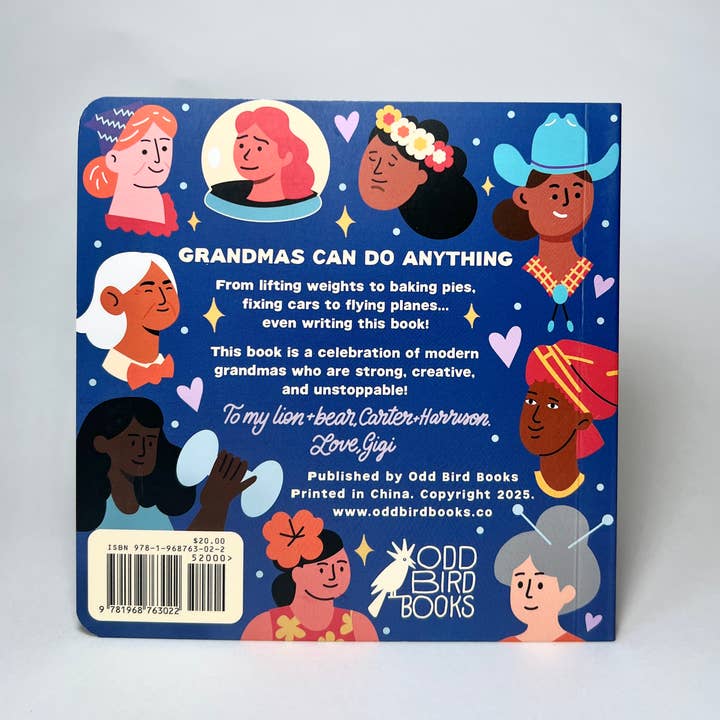 Odd Bird Books - Wholesale Early Reader Book (6-8) - Grandmas Can Do Anything - Kids Board Book3