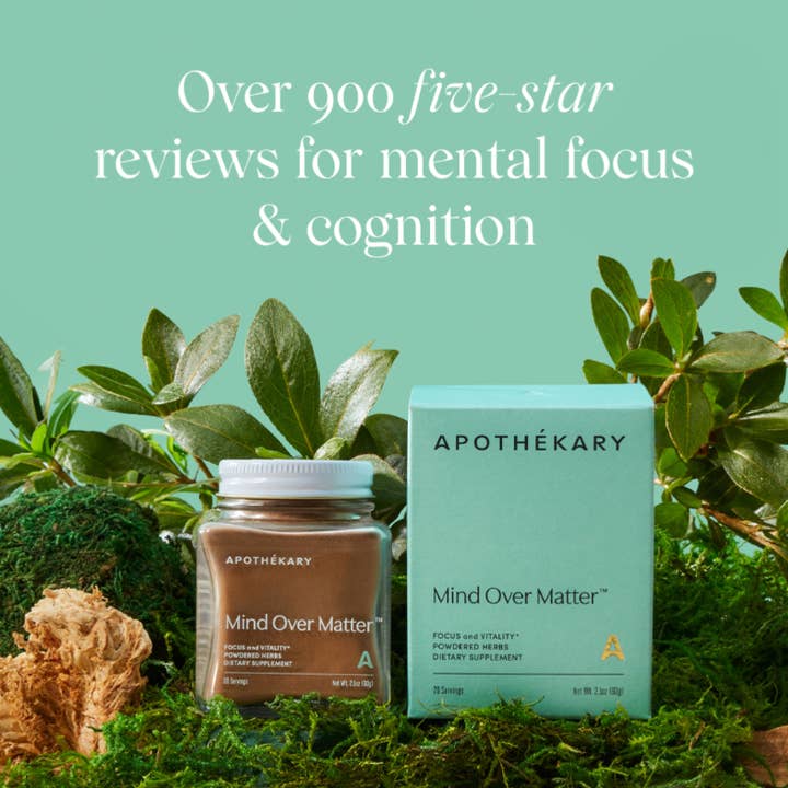 Apothékary - Wholesale Powdered Health Drink - Mind Over Matter® - focus & cognition herbal supplement