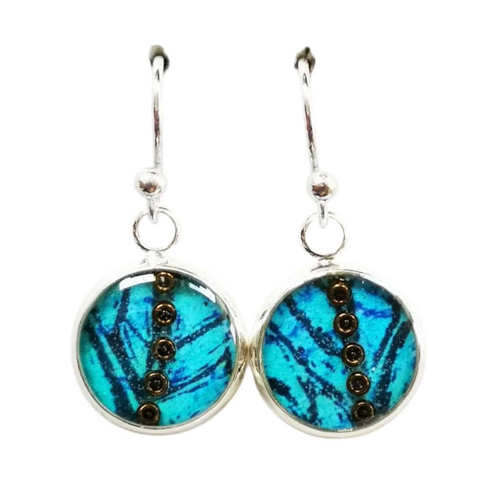 Short Drop Earrings, Sterling Silver - Admire for wholesale by Nimanoma