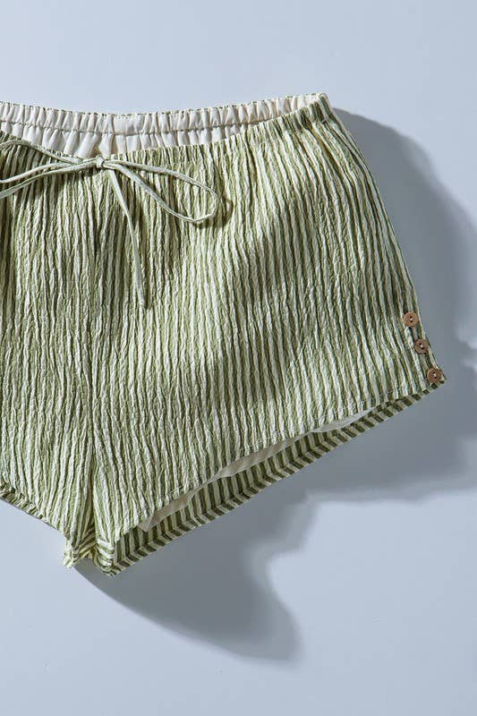 Urban Daizy - Vente Short – femme - Shorts à rayures froissées12