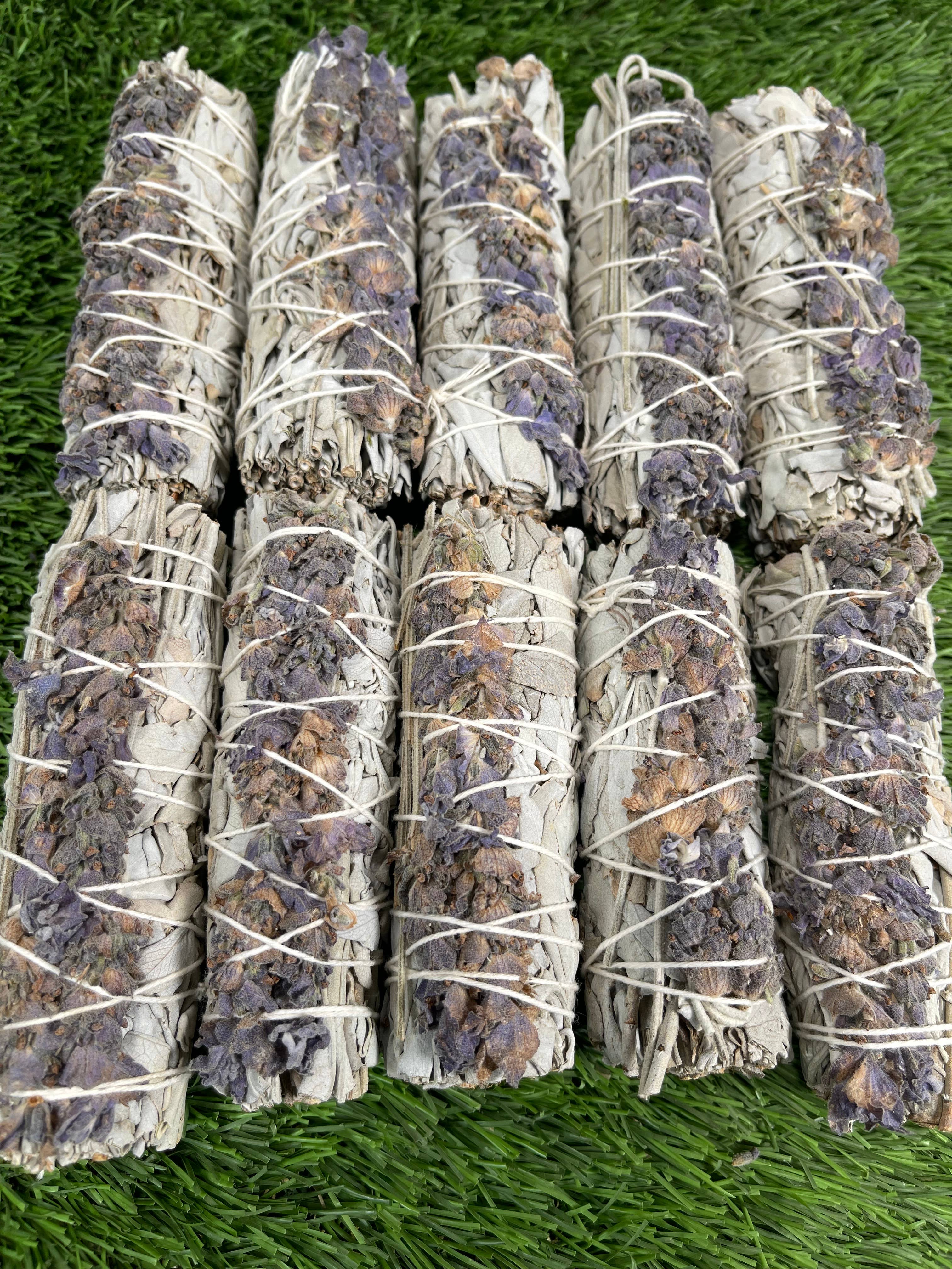 CaNatureLover - Vendita all'ingrosso Salvia - Bastoncini Incenso di Salvia Bianca e Lavanda per Purificazione9