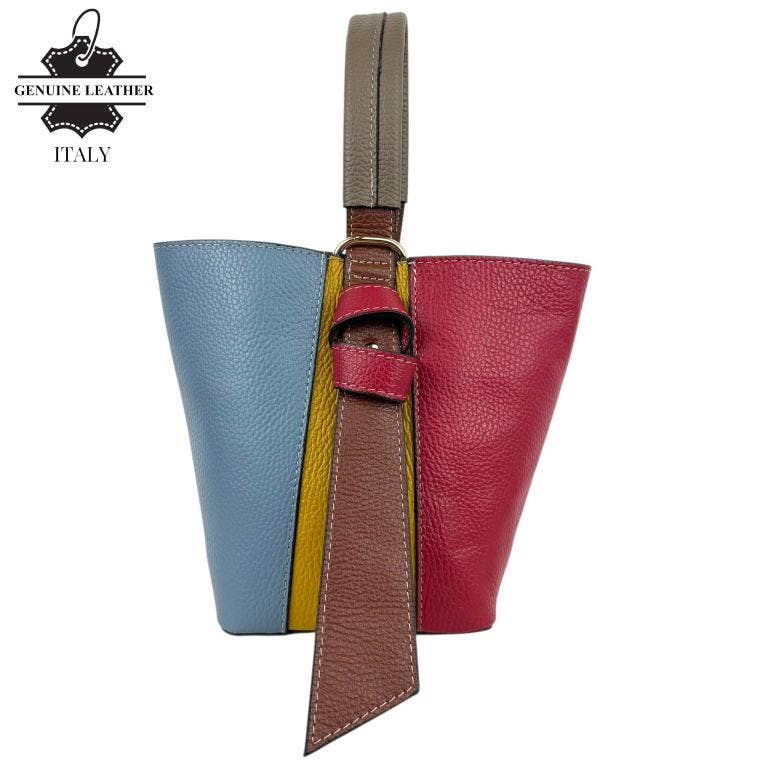 Chenson & Gorett - Wholesale Top Handle Bag - Women's - Multicolor and Exclusive Leather Bag with Women's Inner Bag3