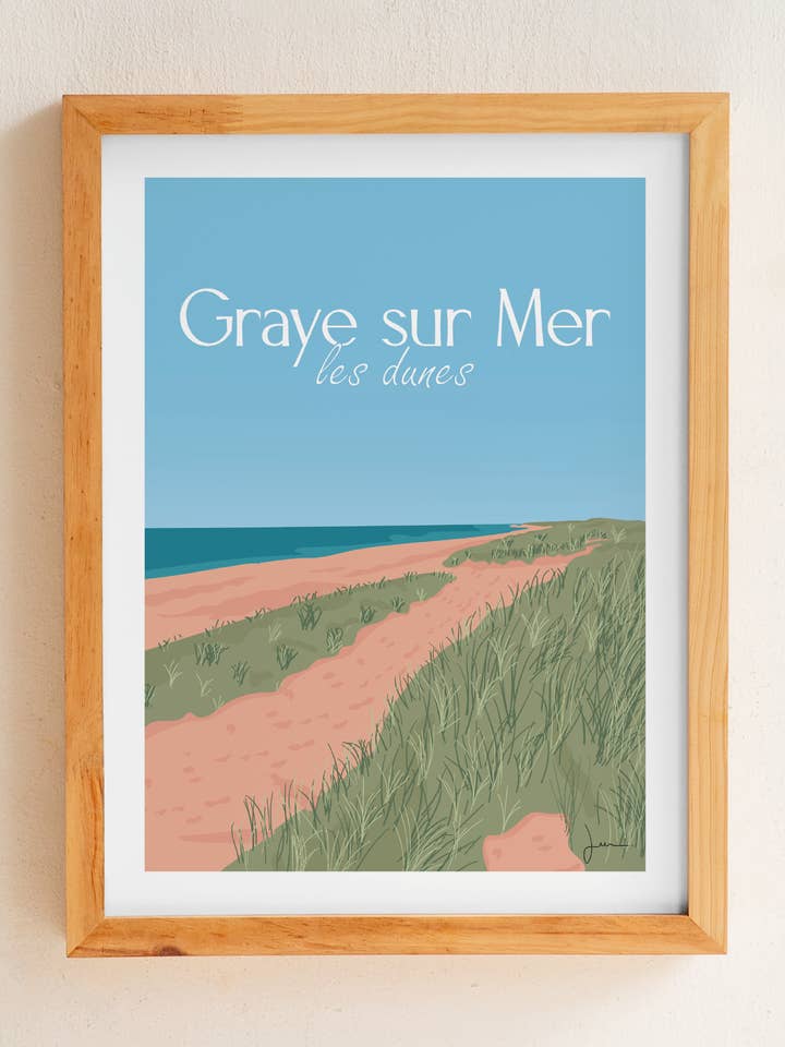 Display city Graye sur Mer for wholesale by Julia Studio Graphique