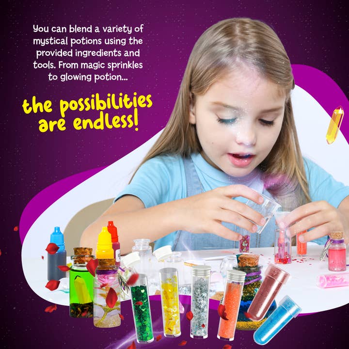 Dan&Darci - Wholesale DIY Craft Kit - Kids - Fairy Magic Potion Kit for Kids - Magic Workshop Craft Kits