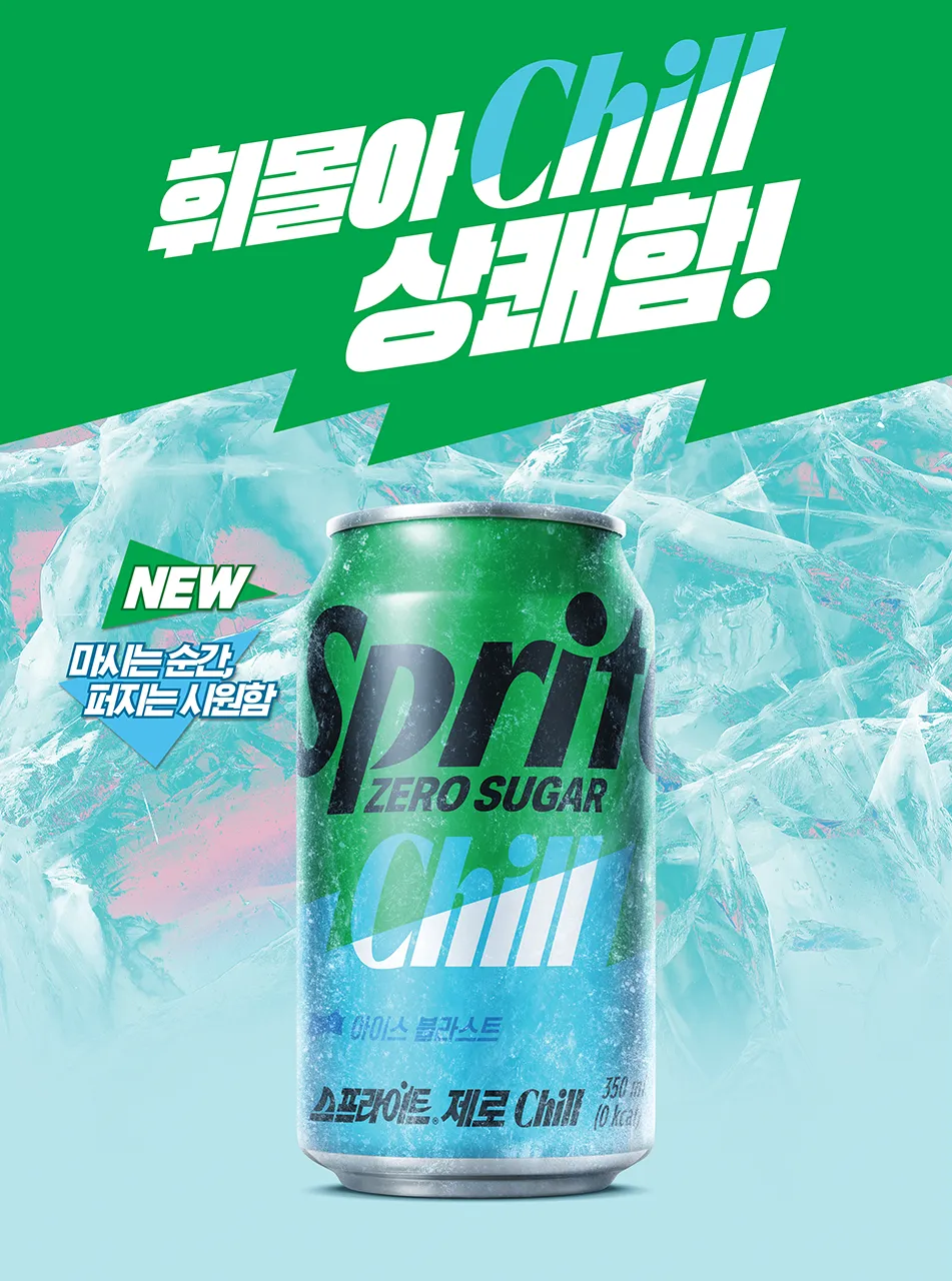 Global Bite Co - Wholesale Soda/Carbonated Drink - Sprite Zero Sugar Chill 350ml (Korea)2