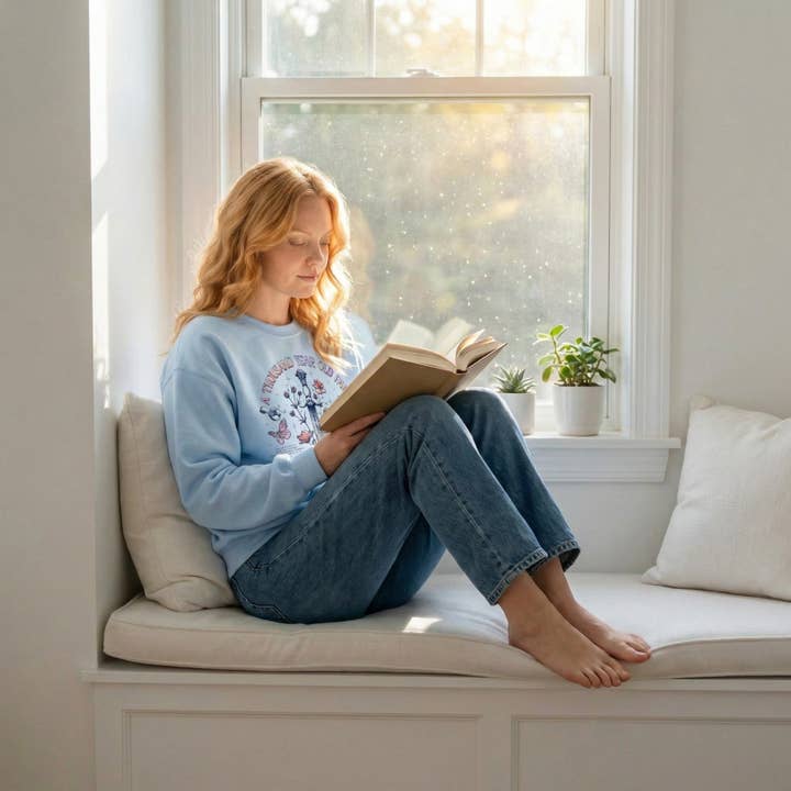 MagicMerchEmporium - Wholesale Graphic Sweatshirt - Women's - Kingfisher "A Thousand Year Old Fae" Sweatshirt5