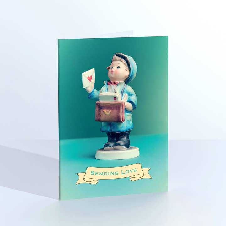 Liefdevolle groeten kaart van de postbode verzenden voor wholesale door Ornament Art