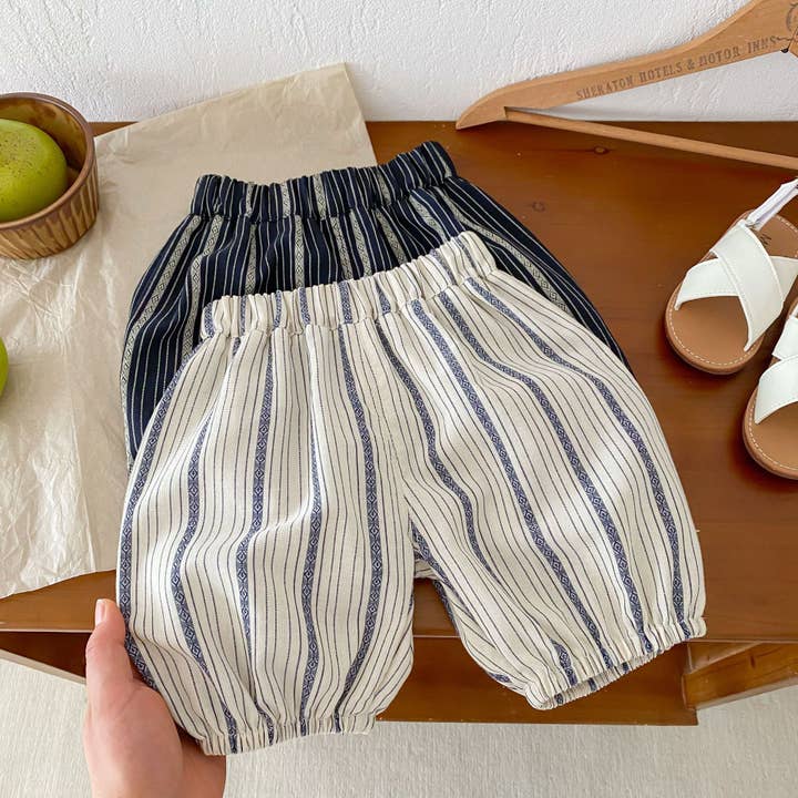 Little Chic Boutique - Wholesale Pants - Kids - 9M-5Y Toddler Boys Striped Pants Wholesale Boys Clothes V3824050500081