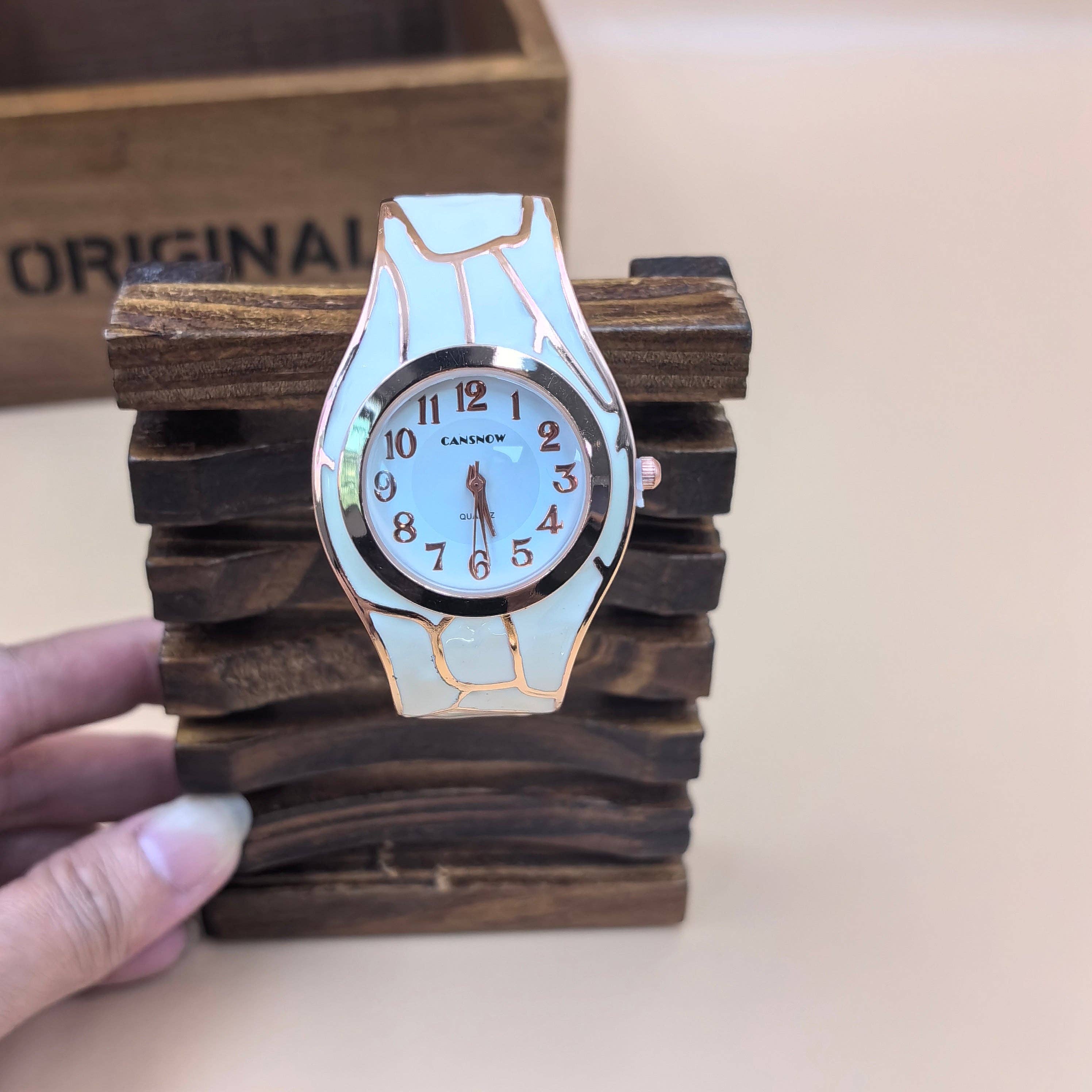 WoodWristCo – wholesale Armbandsur - Dam – Ny design stålarmband damklockor1