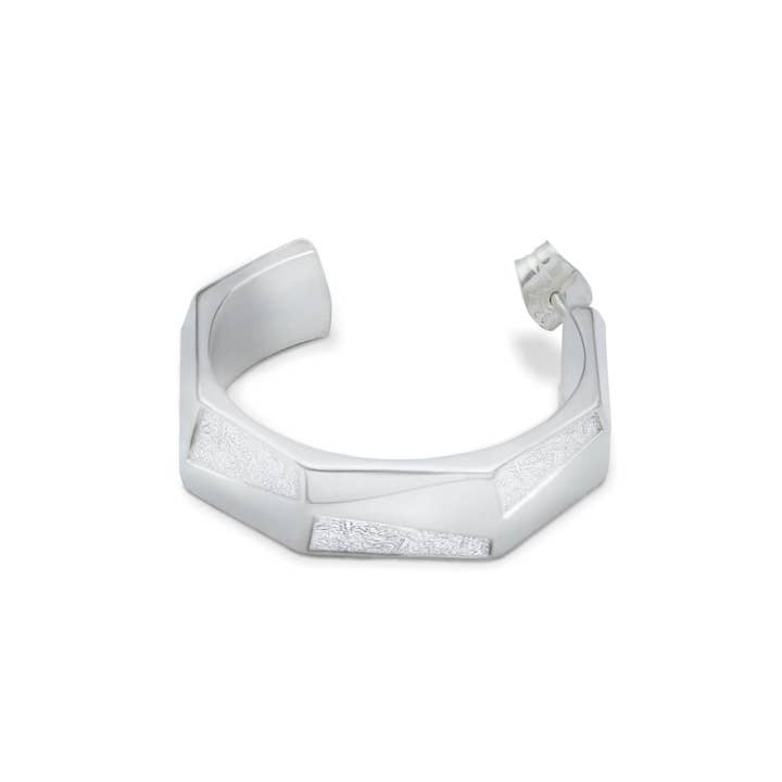 Arktik - Arktis - Earring - Hoop - Sterling Silver-Single for wholesale by T R E E M