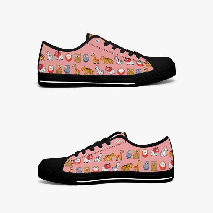 Oh Pote – wholesale Lifestyle trainers – Women′s – Myanmar Traditional Toys #2.0 Low-top Canvas Shoes