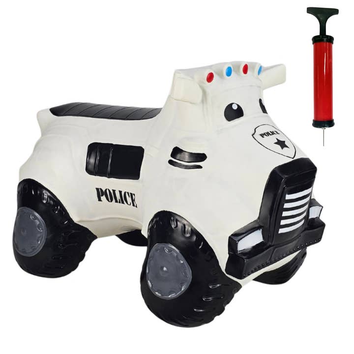 Happy Hopperz *NEW*'PATROL SQUAD'-WHITE POLICE PATROL TRUCK for wholesale by Happy Hopperz