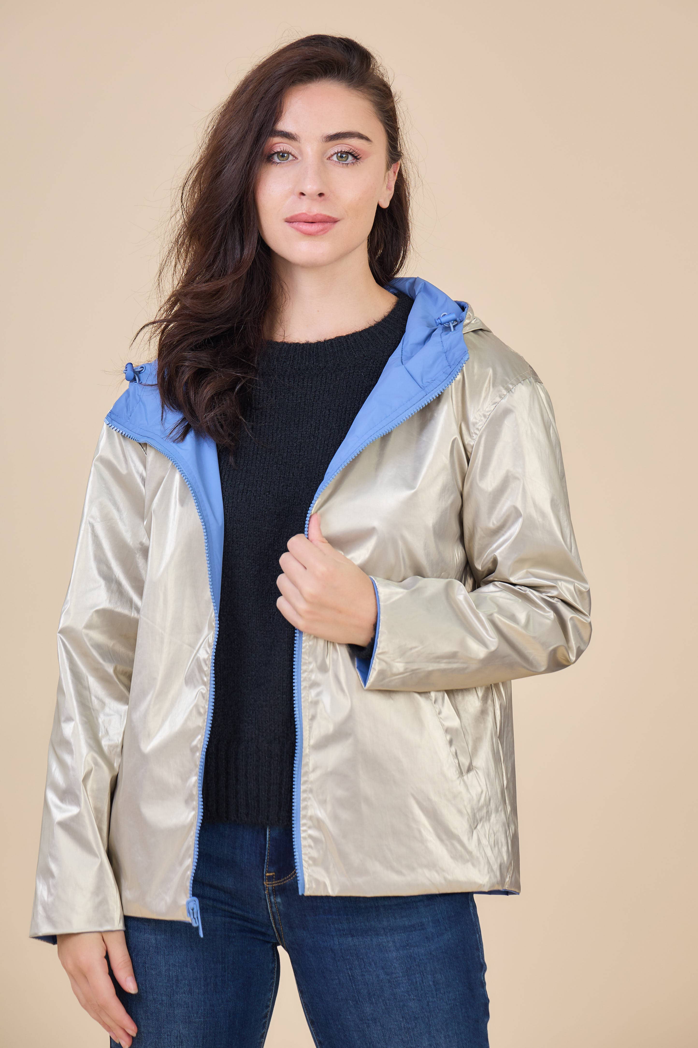 Escandelle Paris - Vendita all'ingrosso Parka - Donna - Parka corta reversibile11