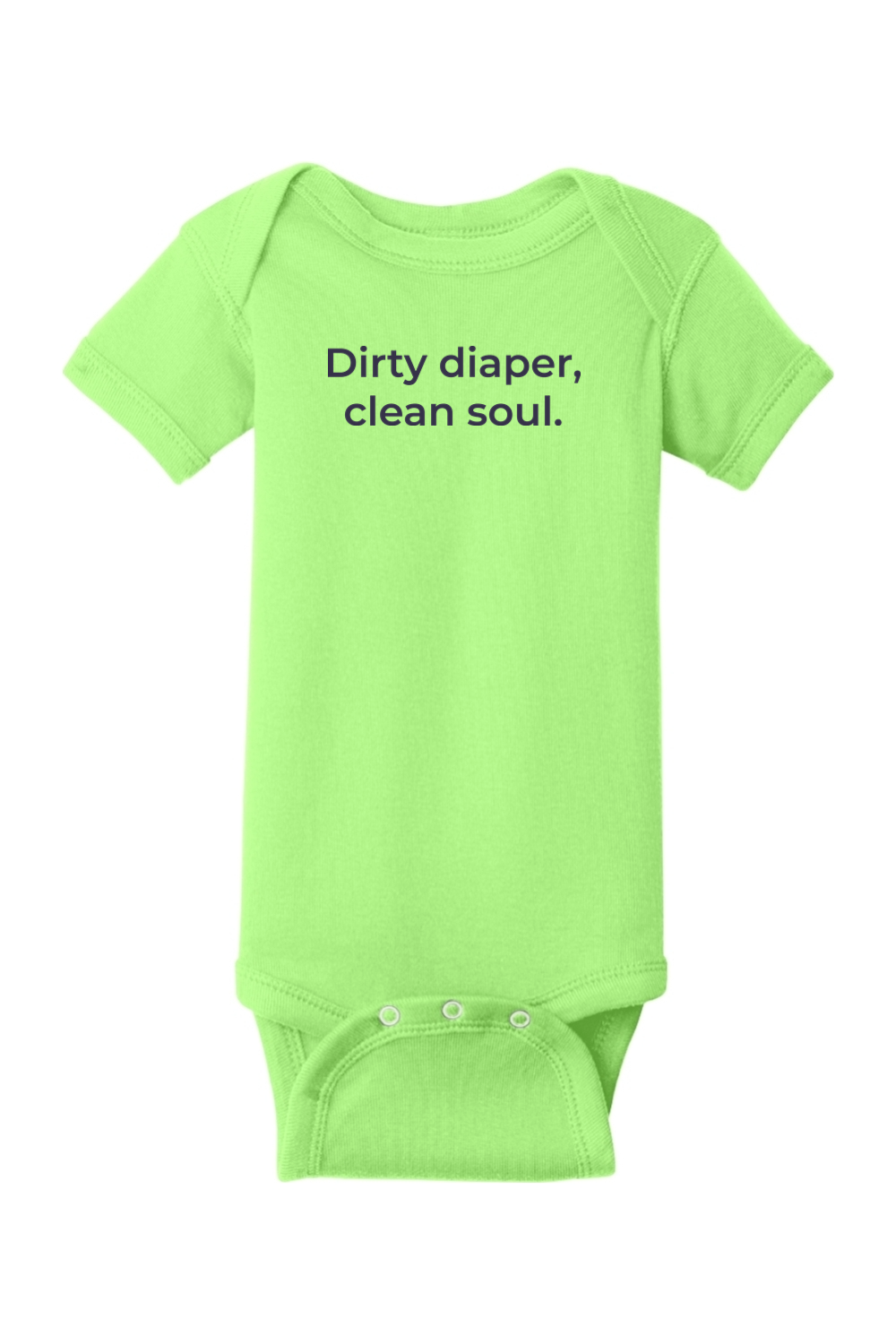 Sock Religious - Wholesale Bodysuit (Non-Footed) - Baby - Dirty Diaper, Clean Soul Onesie1