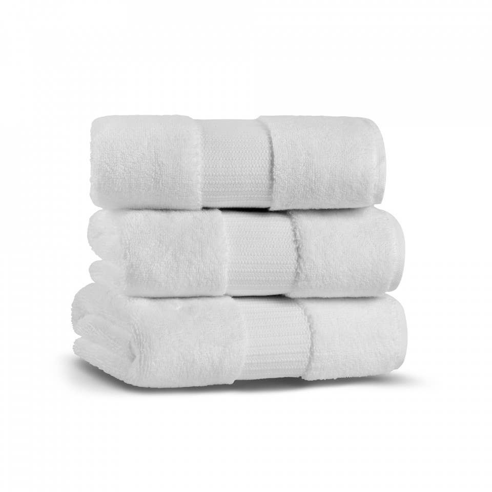 Casual Avenue - Wholesale Towel Set - Casual Avenue - Valencia (Turkish Cotton - Eco Friendly - Quick Dry) Washcloth - Set of 3