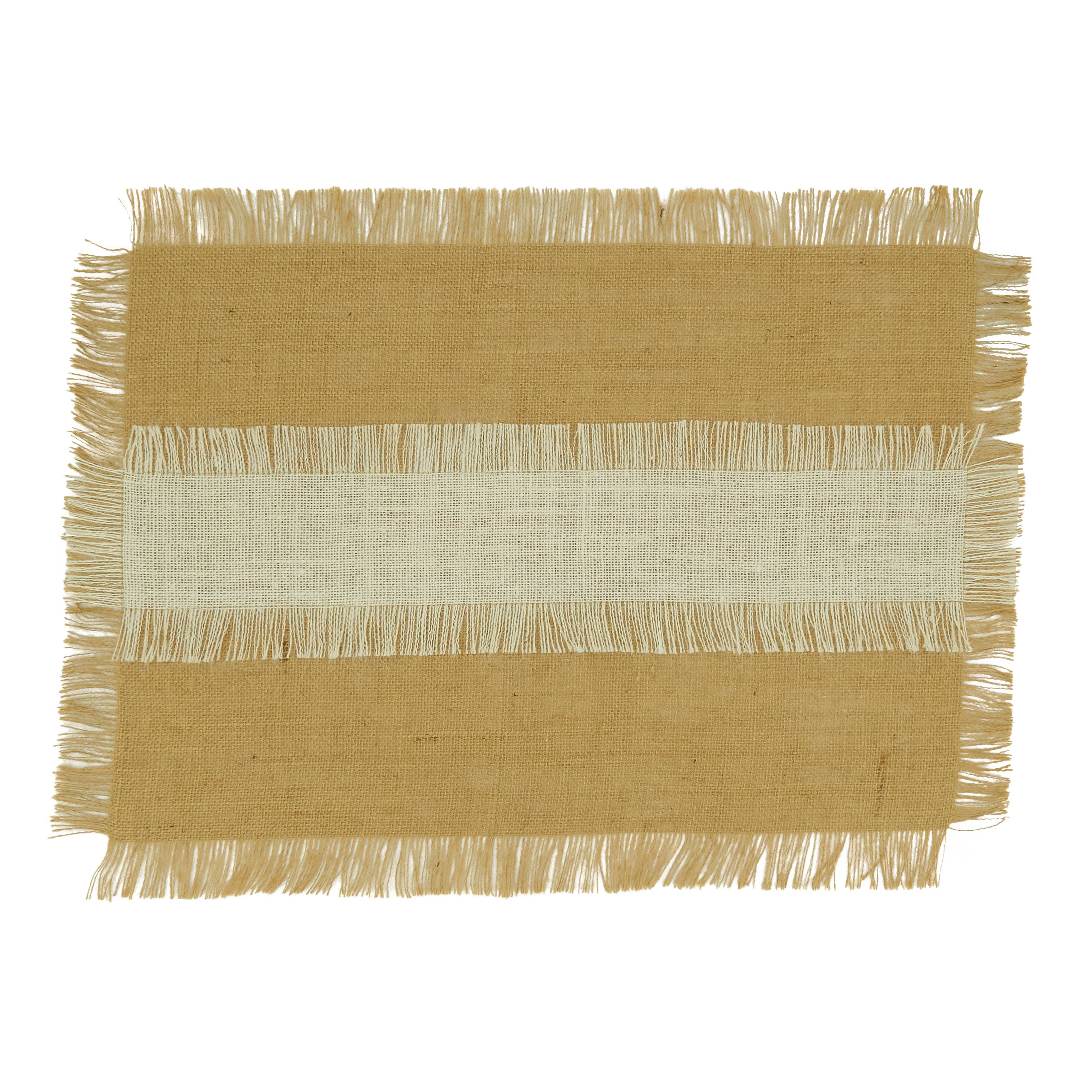 Saro Lifestyle - Wholesale Placemat - Banded Jute Placemat4