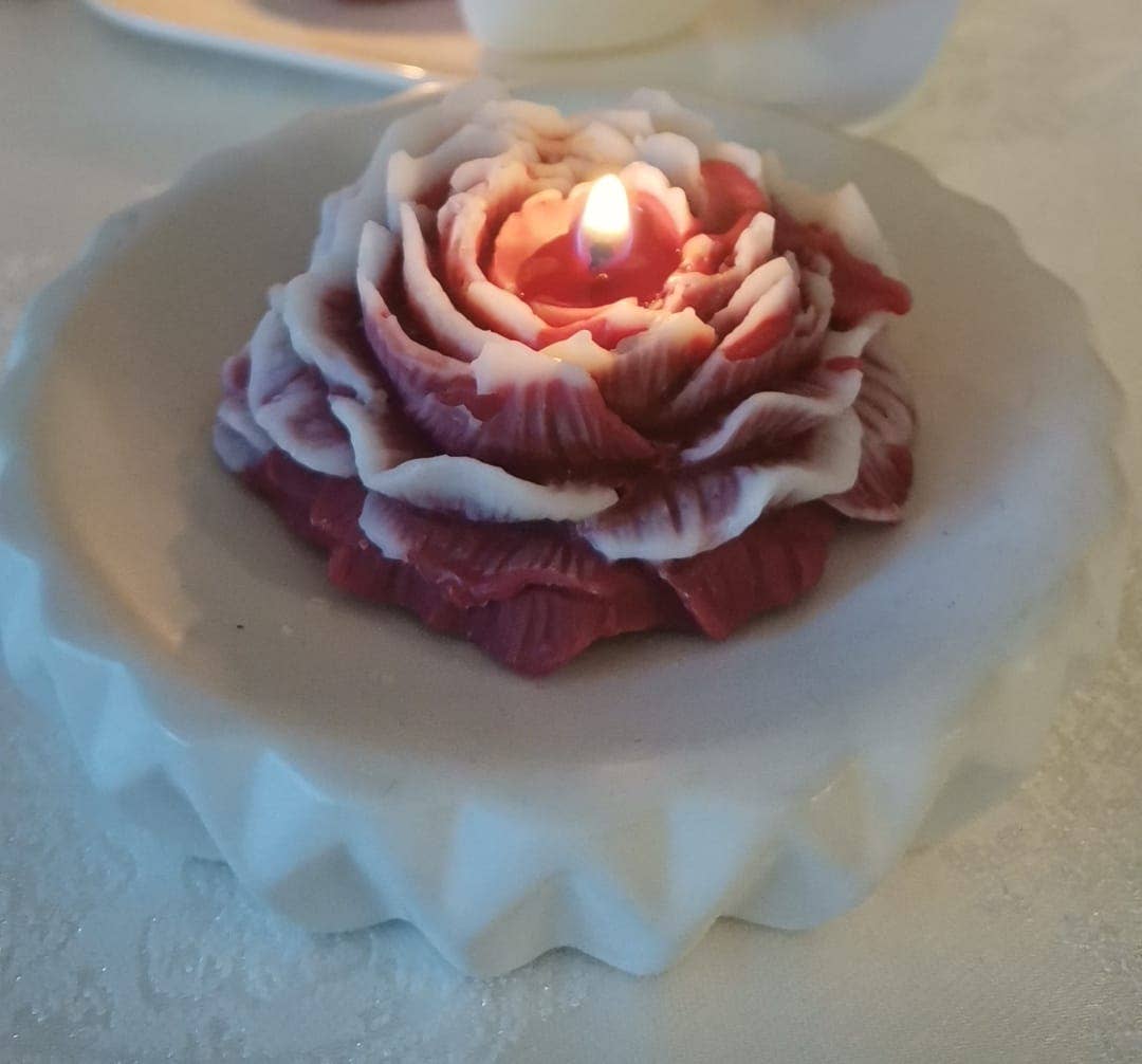 FUNDAYBIO - Wholesale Novelty Candle - 67g Vegetable Rose Decorative Candle9