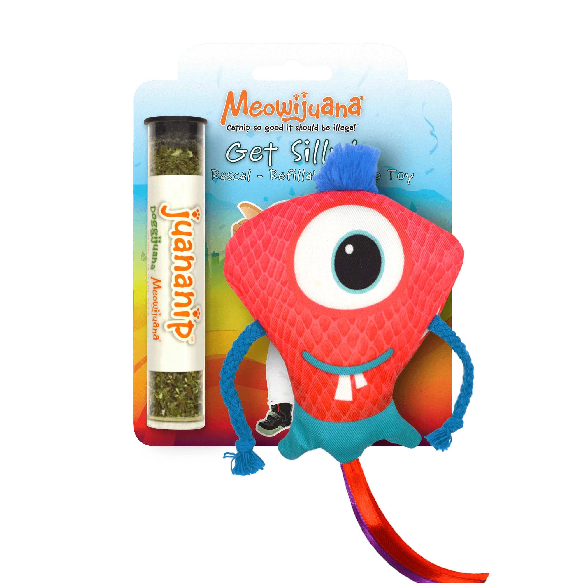 SmarterPaw | Meowijuana & Doggijuana - Wholesale Pet Toy - Cat - Meowijuana® Get Silly Ruby Rascal Refillable Cat Toy0