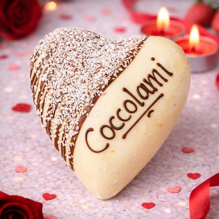 Heart of Chocolate and Coconut Ciokococco 400g for wholesale by Sicilyaddict