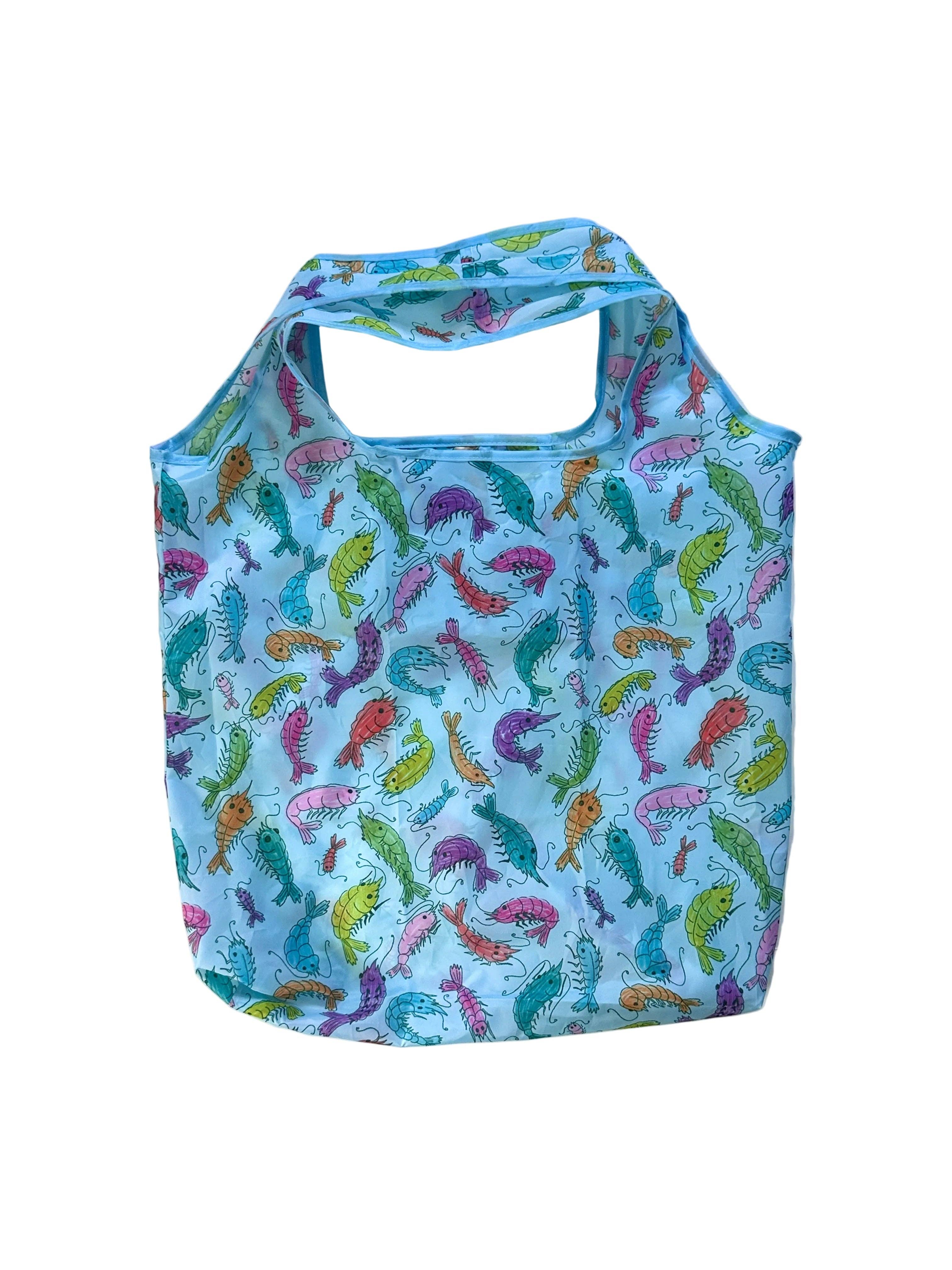 liadelyonart - Wholesale Grocery/Shopping Bag - Whimsical Shrimp Reusable Tote Bag9